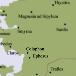 Ionia, Colophon