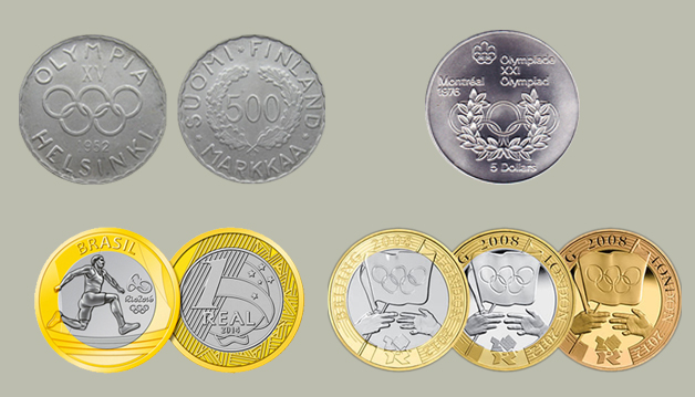 Olympic coins
