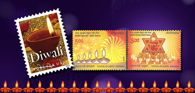 Diwali stamps