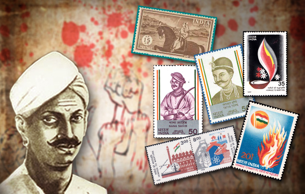 Mangal Pandey stamps