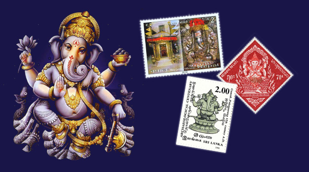 ganesha-on-stamps