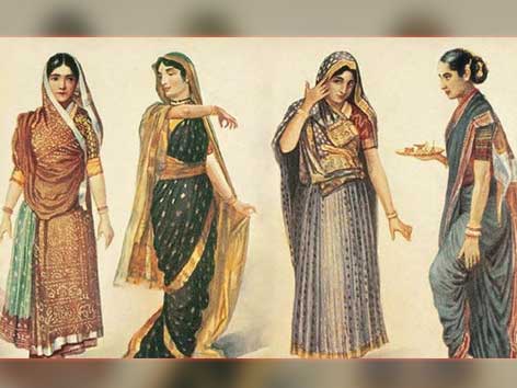 Vibrant Indian fashion: Myriad Saris on Stamps - Blog