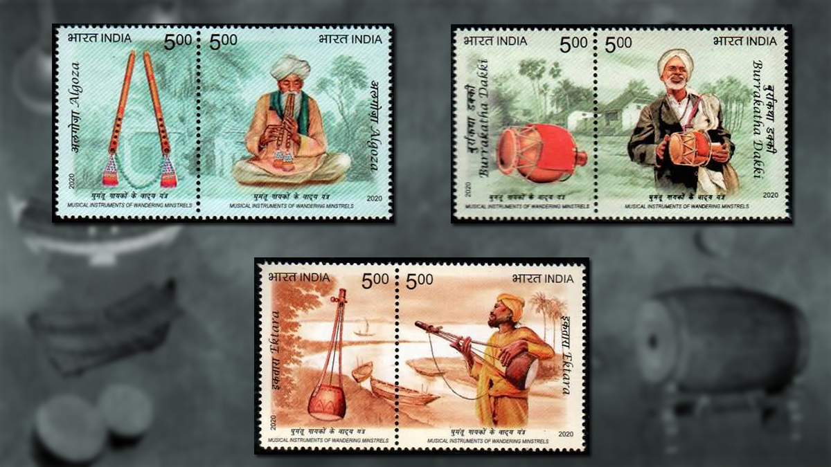 Fascinating Musical Instruments Featured on Indian Stamps