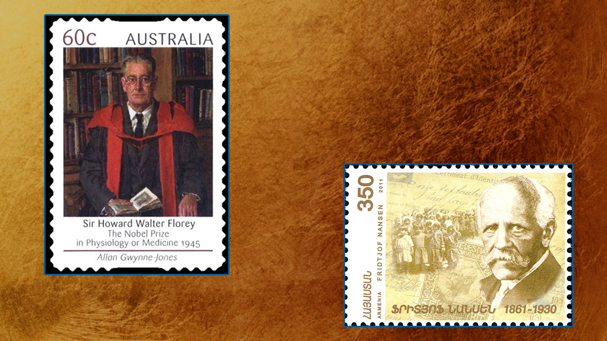  Nobel Laureates on Stamps
